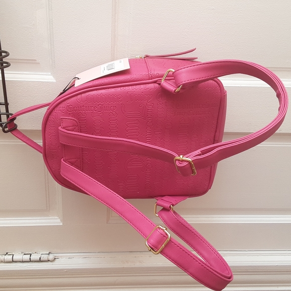 SOLD! Juicy Couture Backpack Raspberry Tart Lovelock NWT small pink - Picture 6 of 8